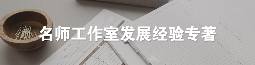 工作室發(fā)展建設(shè)專著